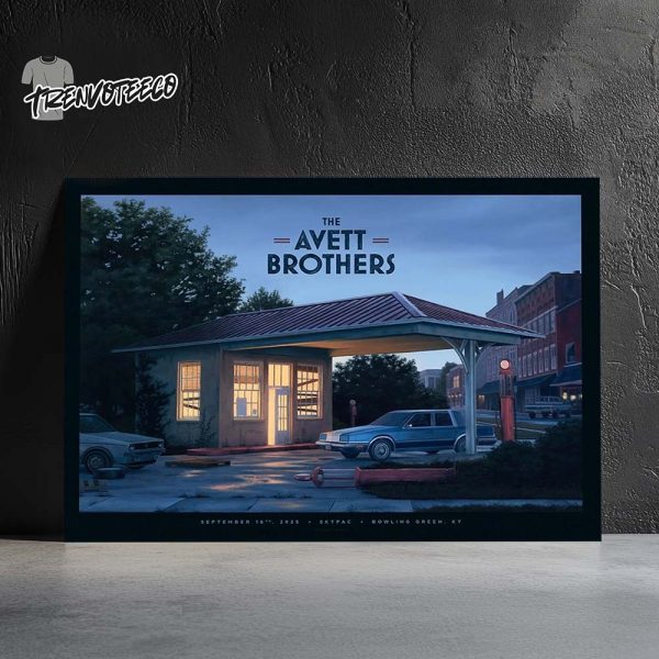 The Avett Brothers At Skypac In Bowling Green KY On September 16 2025 Home Decor Poster Canvas