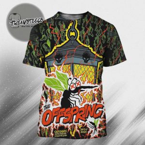 The Offspring At Cascades Amphitheater In Ridgefield WA On September 4 2025 All Over Print Shirt