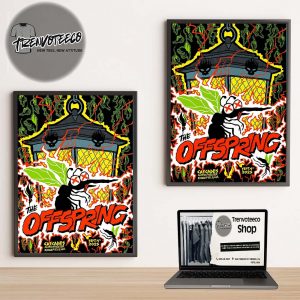 The Offspring At Cascades Amphitheater In Ridgefield WA On September 4 2025 Home Decor Poster Canvas