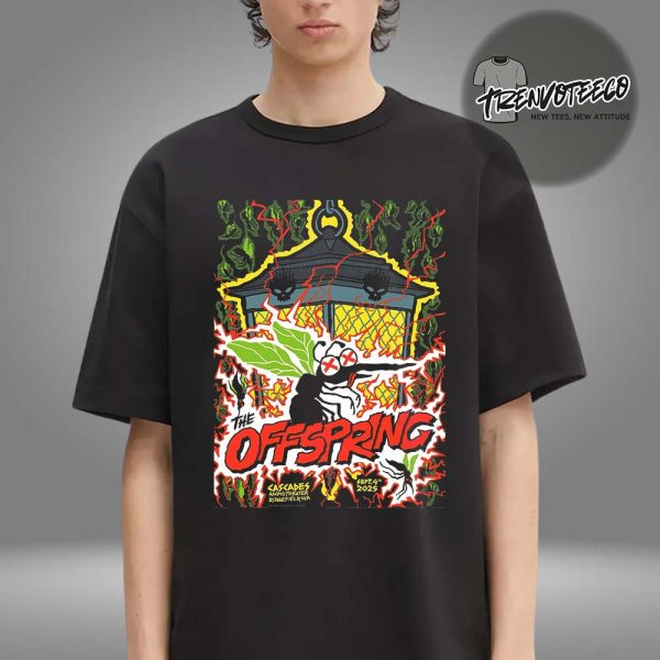 The Offspring At Cascades Amphitheater In Ridgefield WA On September 4 2025 Unisex T-Shirt