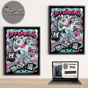 The Offspring Supercharged World Tour 2025 At Palacio Vistalegre In Madrid Spain On September 26 2025 Home Decor Poster Canvas