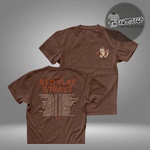 The Red Clay Strays Mic Man Get Right Tour Schedule Two Sided Unisex T-Shirt