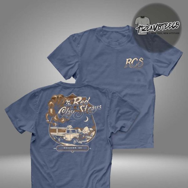 The Red Clay Strays Tour 2025 Andover KS On September 11 2025 Two Sided Unisex T-Shirt