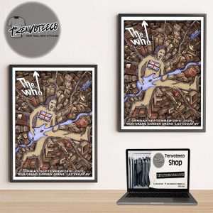 The Who At MGM Grand Garden Arena In Las Vegas NV On September 28 2025 Home Decor Poster Canvas