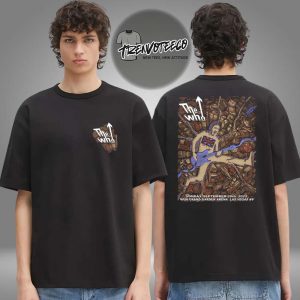 The Who At MGM Grand Garden Arena In Las Vegas NV On September 28 2025 Two Sided Unisex T-Shirt