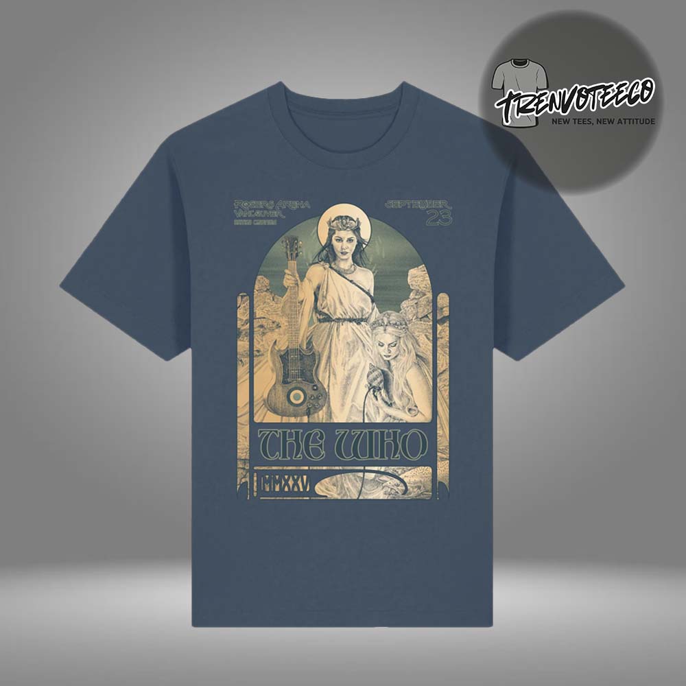 The Who At Rogers Arena Vancouver In British Columbia On September 23 2025 Unisex T-Shirt