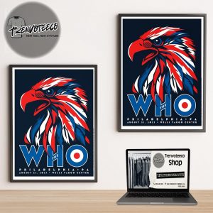 The Who Philadelphia Poster Show At Wells Fargo Center In Philadelphia PA On August 21 2025 Home Decor Poster Canvas