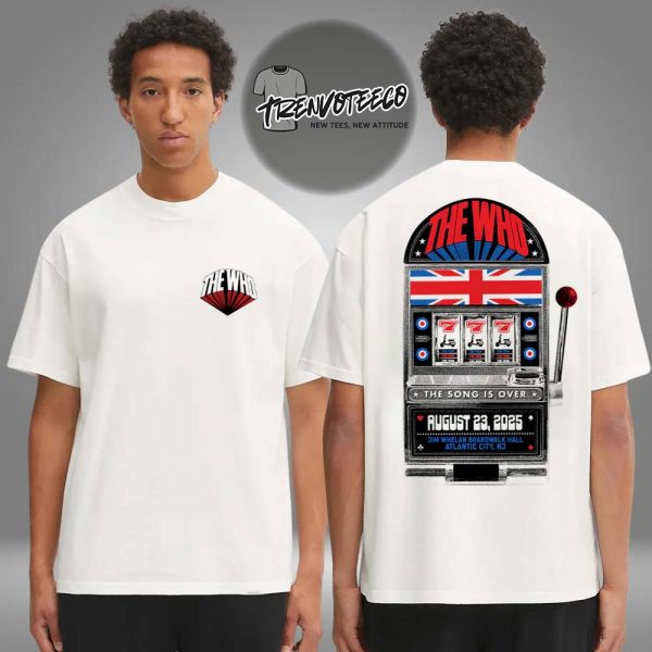 The Who The Song Is Over Show At Jim Whelan Boardwalk Hall In Atlantic City NJ On August 23 2025 Two Sided Unisex T-Shirt