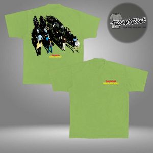 The Who Who Are You Green Group Photo Two Sided Unisex T-Shirt