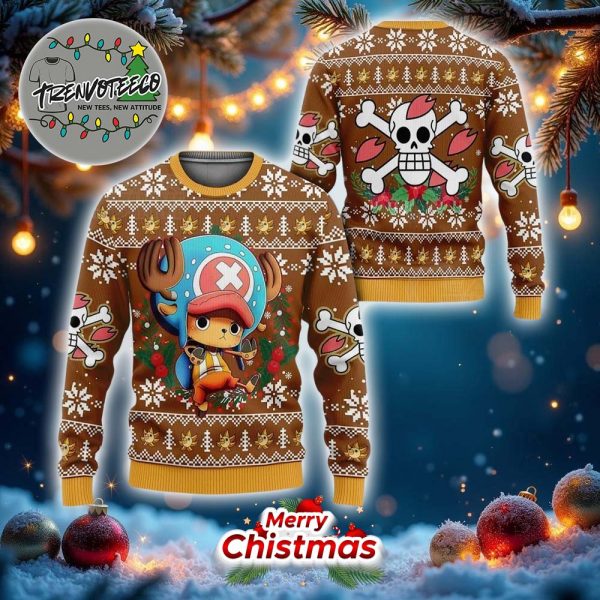 Tony Tony Chopper Xmas One Piece Best Give For Fans Anime Ugly Christmas Sweater