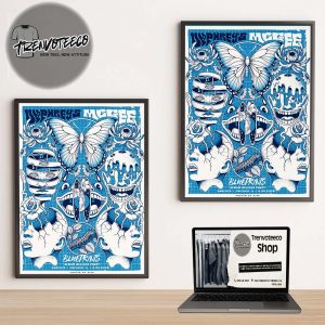 Umphrey’s McGee Blueprints Album Release Party At Garcia’s In Chicago IL On September 8 2025 Home Decor Poster Canvas