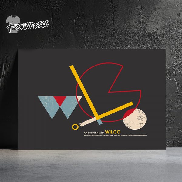 Wilco Band At North Alberta Jubilee Auditorium In Edmonto AB On August 30 2025 Home Decor Poster Canvas
