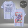 ACL Music Festival 2025 Merch Poster Tie Dye Lineup T-Shirt