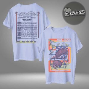ACL Music Festival 2025 Merch Dillo Lineup Two Sided Unisex T-Shirt