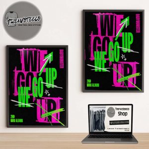 Baby Monster Merch Poster 2nd Mini Album We Go Up Up Ver Home Decor Poster Canvas