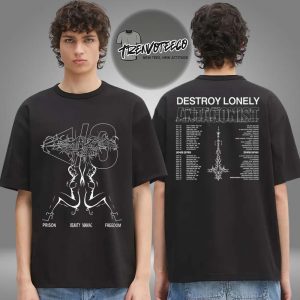 Destroy Lonely Antagonist 2.0 Tour Merch Two Sided Unisex T-Shirt