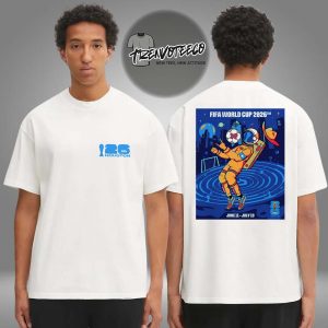 Fifa World Cup 26 Houston Host City Poster Two Sided Unisex T-Shirt