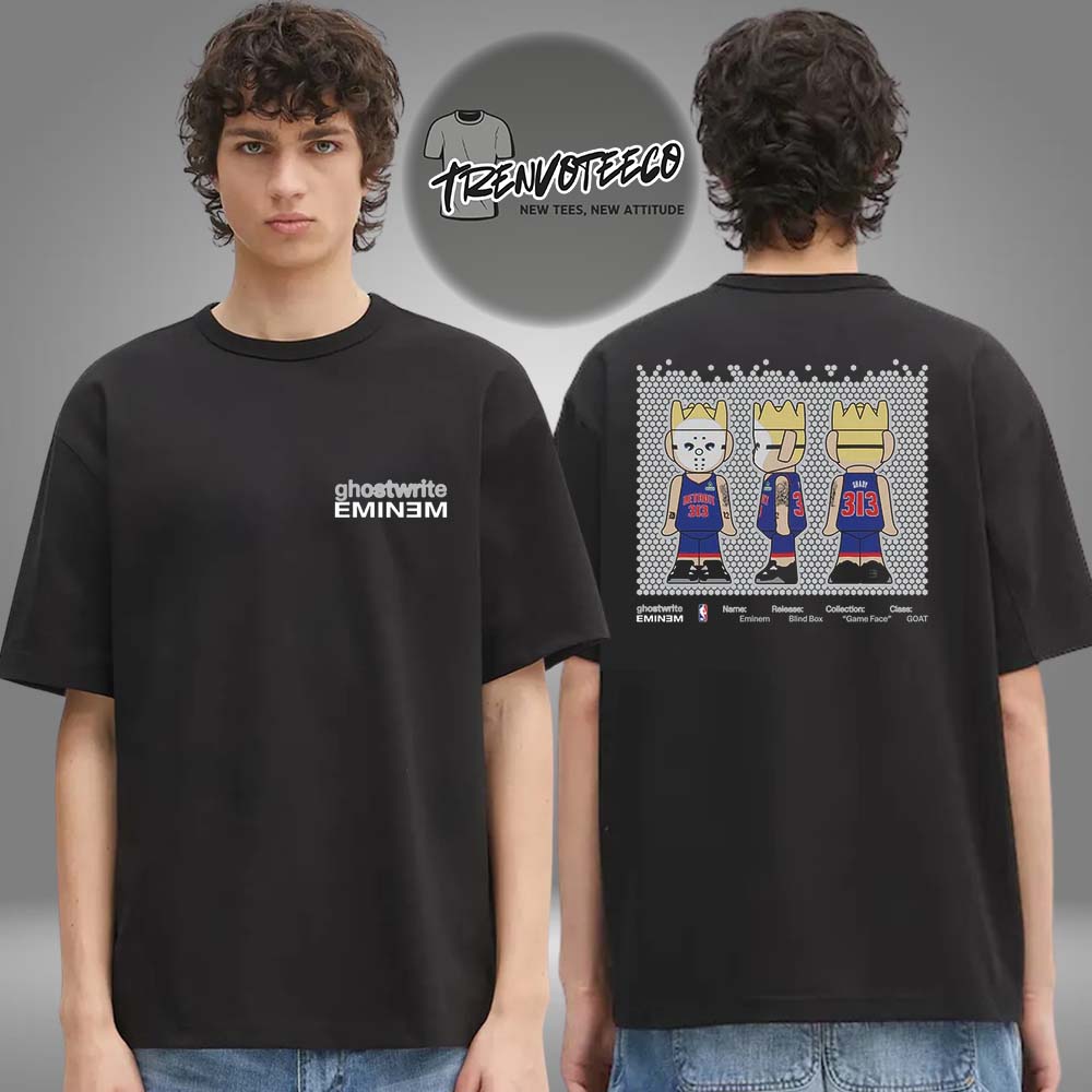 Ghostwrite x NBA x Eminem Game Face Two Sided Unisex T-Shirt