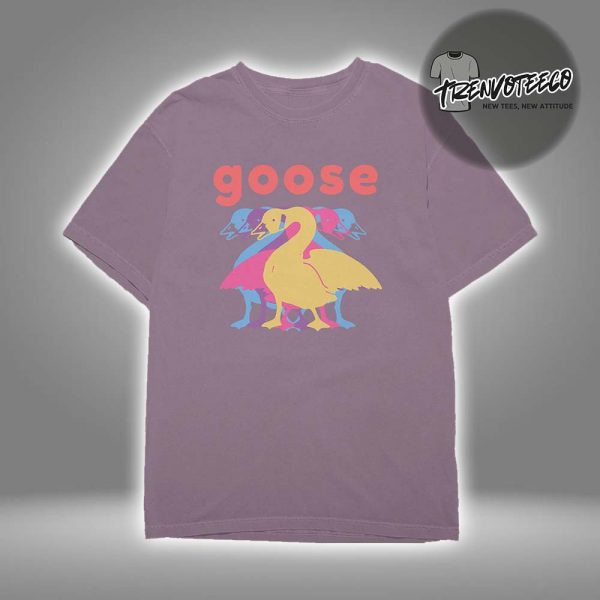 Goose The Band Merch 5 Logo Wine Unisex T-Shirt