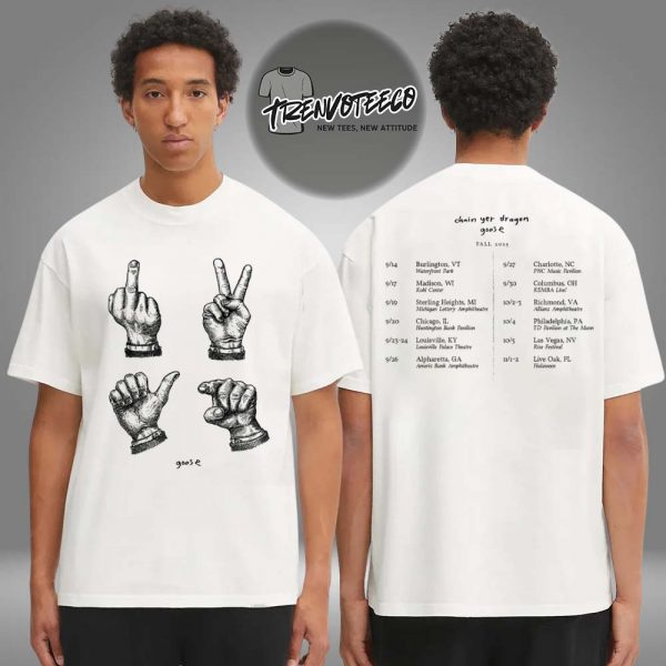 Goose The Band Merch CYD Tour Fall 2025 Two Sided Unisex T-Shirt
