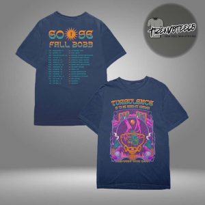 Goose The Band Merch Turbulence Tour Fall 2025 Two Sided Unisex T-Shirt