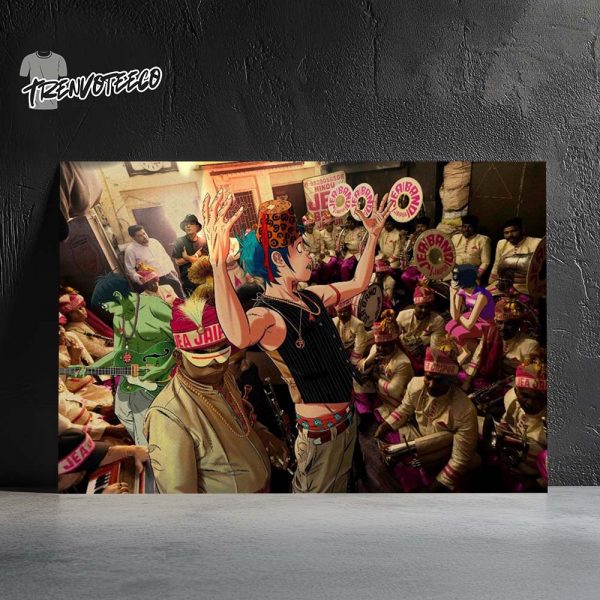 Gorillaz The Manifesto New Song Release Featuring Trueno And Proof Home Decor Poster Canvas