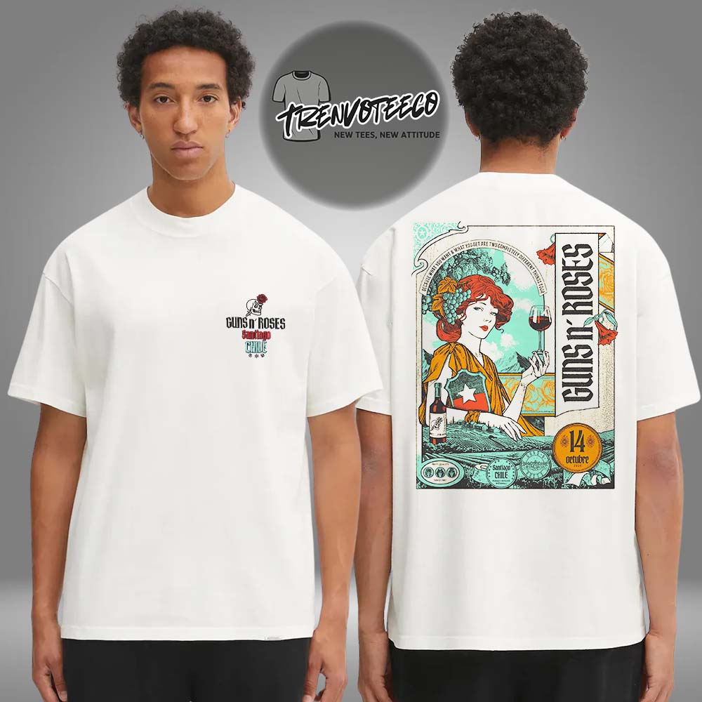 Guns N Roses At Estadio Nacional In Santiago CL On October 14 2025 Unisex T-Shirt