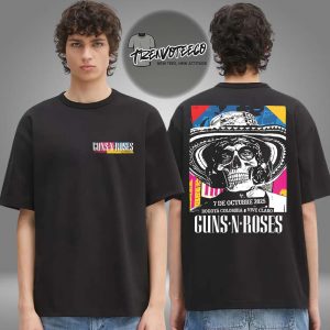 Guns N Roses At Vive Claro In Bogota Colombia On October 7 2025 Two Sided Unisex T-Shirt