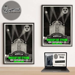 Kneecap Limited Edition Poster At Kings Theatre Brooklyn In NYC On October 10 2025 Home Decor Poster Canvas