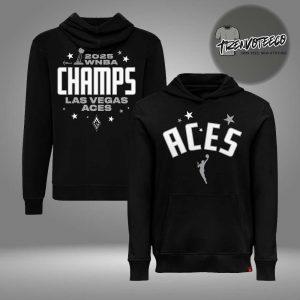 Las Vegas Aces 2025 WNBA Finals Champions Victory Two Sided HoodieShirt