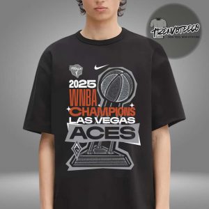 Las Vegas Aces Are The 2025 WNBA Champions Three Of A Kind Unisex T-Shirt