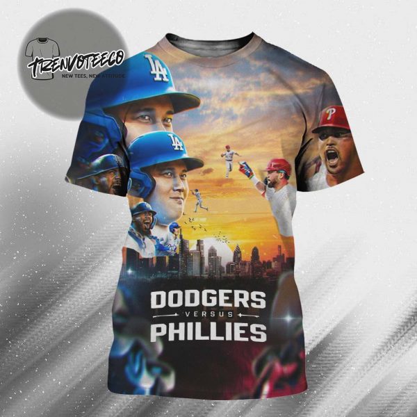 Los Angeles Dodgers Vs Philadelphia Phillies NLDS 2025 Game Photo All Over Print Shirt