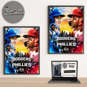 Los Angeles Dodgers Vs Philadelphia Phillies NLDS 2025 Game Photo MLB Home Decor Poster Canvas