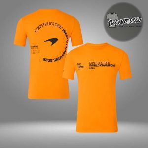 McLaren Formula 1 Team 2025 Constructors’ Champions Papaya Unisex T-Shirt