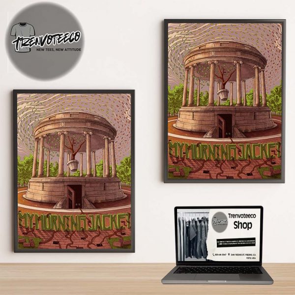 My Morning Jacket At MGM Music Hall At Fenway In Boston MA On October 13 2025 Home Decor Poster Canvas