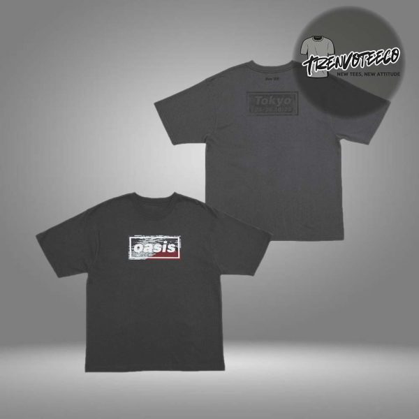 Oasis Merch Tokyo JP Live 25 Tour At Tokyo Dome On October 25 26 2025 Fuji Japan Exclusive Two Sided Unisex T-Shirt