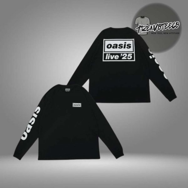 Oasis Merch Tokyo JP Live 25 Tour At Tokyo Dome On October 25 26 2025 LongSleeveShirt