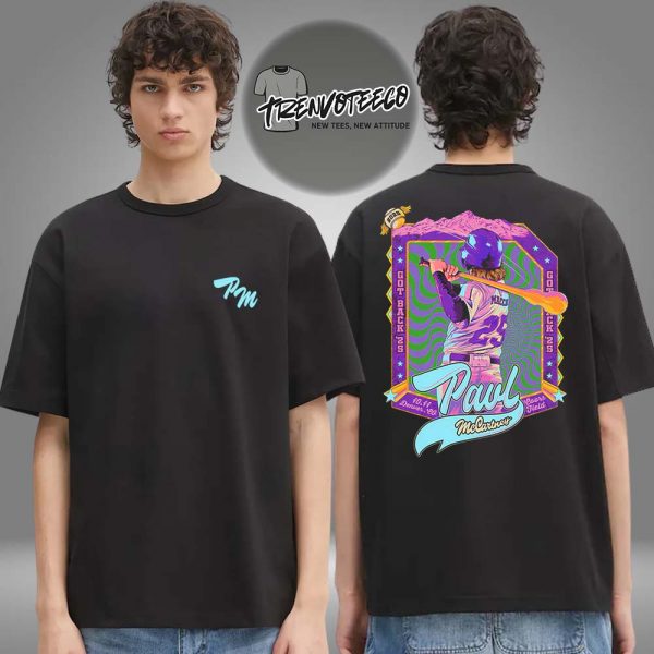 Paul McCartney Poster Show At Coors Field In Denver CO On October 11 2025 Got Back 25 Two Sided Unisex T-Shirt