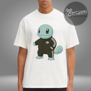 Pokemon x Adidas Collaboration Celebration 30th Anniversary Squirtle Unisex T-Shirt
