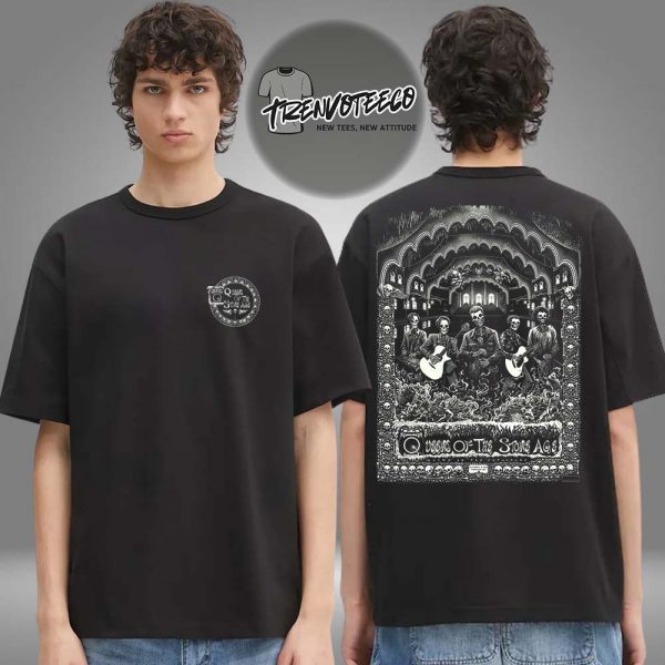 Queens Of The Stone Age Alive In The Catacombs At Toronto ON On October 5 2025 Two Sided Unisex T-Shirt