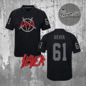 Slayer Merch Araya 61 Jersey Bundle