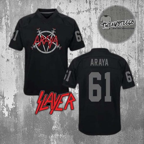 Slayer Merch Araya 61 Jersey Bundle