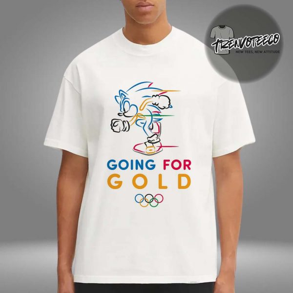 Sonic x Olympic Collab Going For Gold Unisex T-Shirt