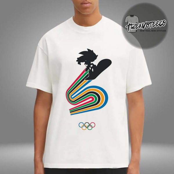 Sonic x Olympic Collab Speed On Ice Unisex T-Shirt
