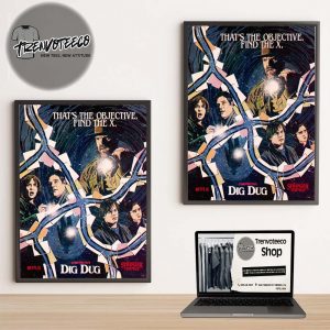Stranger Things Merch Stranger Things Season 2 x Butcher Billy Dig Dug Home Decor Poster Canvas