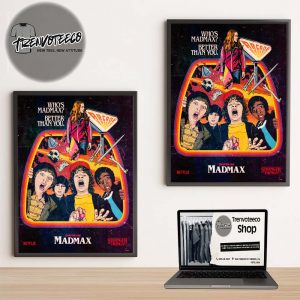 Stranger Things Merch Stranger Things Season 2 x Butcher Billy Madmax Home Decor Poster Canvas