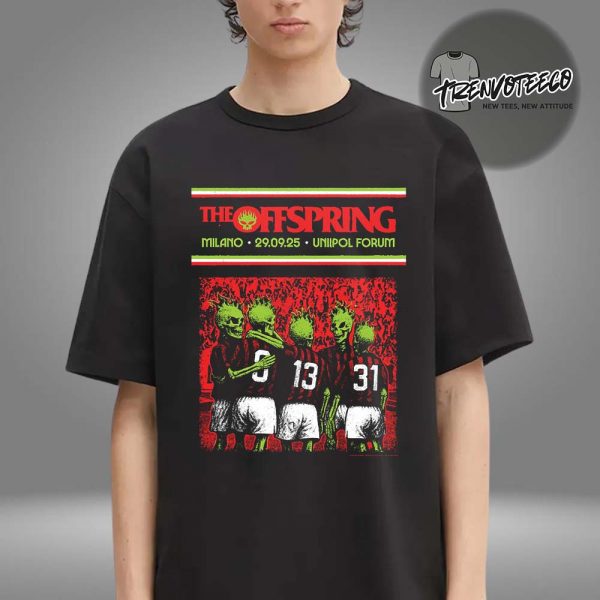 The Offspring At Unipol Forum In Milano On September 29 2025 Unisex T-Shirt