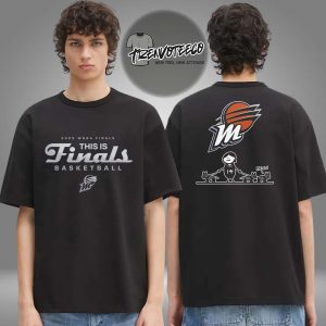 WNBA Finals 2025 This Is Finals Basketball Phoenix Mercury Logo Two Sided Unisex T-Shirt