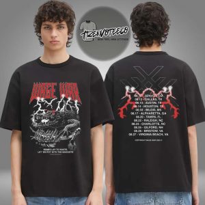 Wage War Merch Alligator Bones Tour Two Sided Unisex T-Shirt